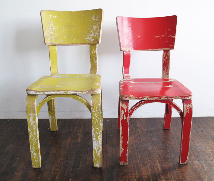 Painted Wood Chairs